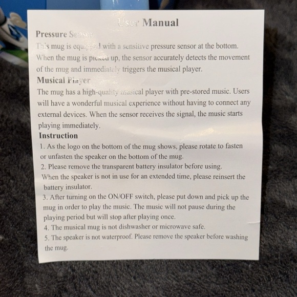 NWT Disney Pixar Toy Story You’ve Got A Friend In Me Musical Coffee Tea Mug Cup - Picture 7 of 12